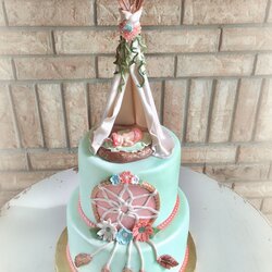 Outstanding Baby Shower Cake My Cakes Goodies Girl Birthday Party Themes Dream Catcher Bohemian Bridal Tribal
