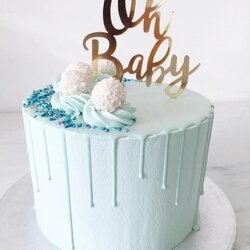 Wonderful Beautiful Baby Shower Cakes Thanks To Chef In Drip Boys Showers