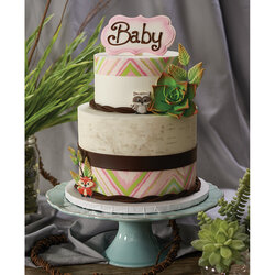 Preeminent Baby Shower Tier Cake Design Decorations Description