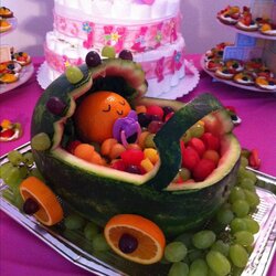 Sterling Best Baby Shower Fruit Ideas On Tray Watermelon Food Cute Girl Boy Snacks Foods Decorations Theme