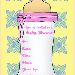 Excellent Free Printable Baby Shower Invitations