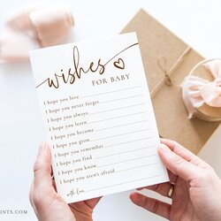 Peerless Well Wishes For Baby Card Shower Game Advice And