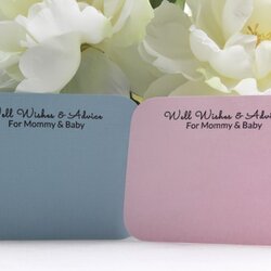 Baby Shower Well Wishes Advice Cards