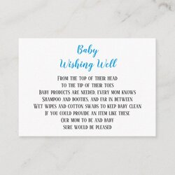Smashing Baby Shower Wishing Wells Well Photo By Blue Boy Mini Cards