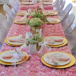 Very Good Baby Shower Decorations Table Settings Best Design Idea