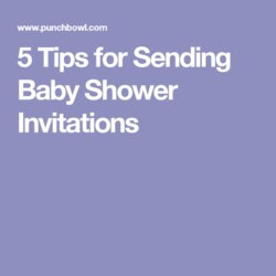 Cool Tips For Sending Baby Shower Invitations