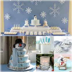 Smashing Beau Coup Baby Shower Winter Snowflake Themed Decorations Snowman
