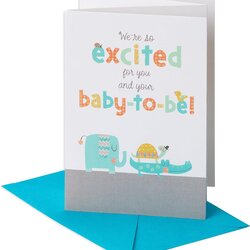 Peerless Baby Shower Card Paper Greeting Cards