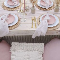 Admirable Gorgeous Baby Shower Decor Stunning Party Table Setting