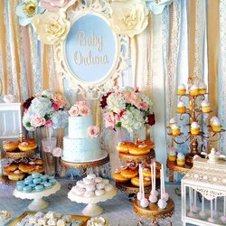 Spiffing Pin On Backdrops Shower Baby Vintage Party Victorian Themes Tea Themed Girls Table Showers