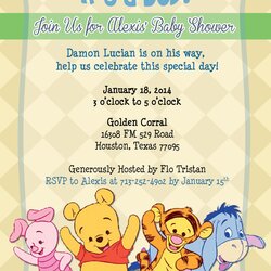 Exceptional Printable Winnie The Pooh Baby Shower Invitations Clearance Store Save
