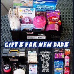 Splendid Growing With The Gift Ideas For New Dads Daddy Survival Kit First Time Baby Shower Gifts Gorgeous