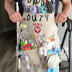 High Quality Pin On Baby Shower Daddy Apron