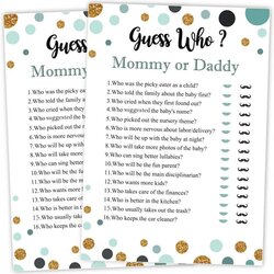 Peerless How To Play Mom Or Baby Shower Game Free Printable