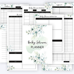 Swell Free Baby Shower Planner Binder Instant Download Printable