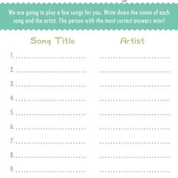 Peerless Songs With Baby In The Title Shower Free Printable