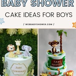Adorable Baby Shower Cake Ideas For Boys