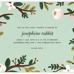 Matchless Baby Shower Invitations Online And Paper Invites