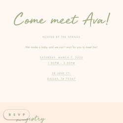 Baby Shower Invitations Online At Paperless Post Flyer Thumb Large