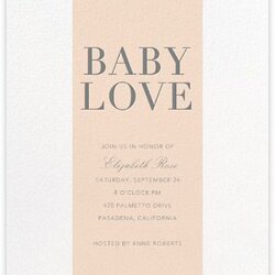 Very Good Baby Stripe Pink Paperless Post Shower Invitations Online