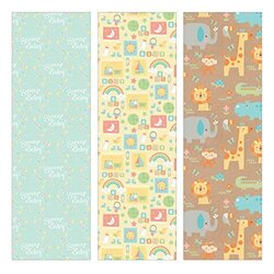 Matchless Pack Of Rolls Baby Shower Wrapping Paper Different Gift Wrap