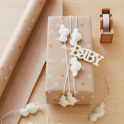 Baby Gift Wrap Ideas Showered With Love Think Make Share Wrapping Wrapped Paper Shower Gifts Creative Box