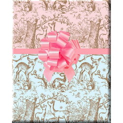 Magnificent Double Sided Lullaby Meadow Baby Shower Specialty Gift Wrapping Paper