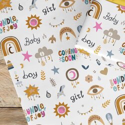 Baby Shower Gift Wrapping Paper Roll Or Folded By The Shop Original