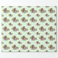 Baby Shower Wrapping Paper View Padding
