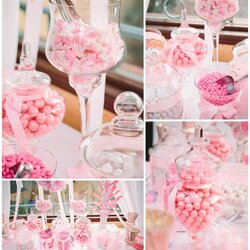 Super Pin By Jennifer Disney On Party Ideas Baby Shower Candy Bar Girl Pink Themes Favors Showers Table Girls