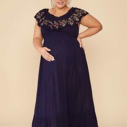 Preeminent Plus Size Maternity Dresses For Baby Shower Bump Frill