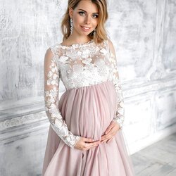Spiffing Matilda Baby Shower Blush Dress Maternity Lace For Pageant