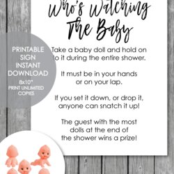 Cool Unique Baby Shower Game Ideas That Are Actually Fun Games Printable