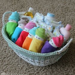 How To Make Diaper Babies Easy Baby Shower Gift Idea Cute Gifts Basket Diapers Girl Cheap Baskets Crafts