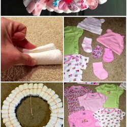 Magnificent Enchantingly Adorable Baby Shower Gift Ideas That Will Make You Go Diaper Wreath Crafts Homemade