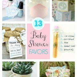 Sublime Baby Shower Favors And Gifts Are Shown In This Collage
