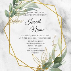 Smashing Invitation Template Free Watercolor Baby Shower Templates For Word