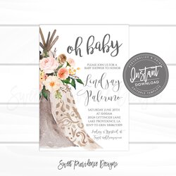 Invitations Announcements Baby Shower Printable Invitation